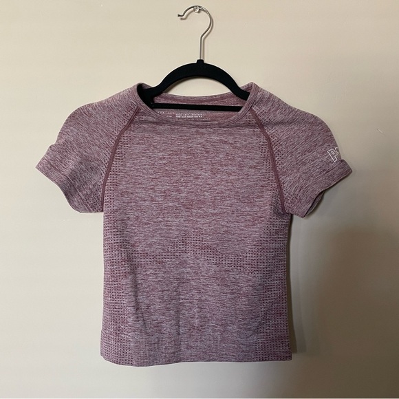 Victoria's Secret PINK Seamless Short Sleeve Crop Work Out Shirt - Picture 2 of 5